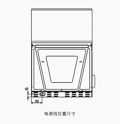 燃气管、烟管开孔尺寸